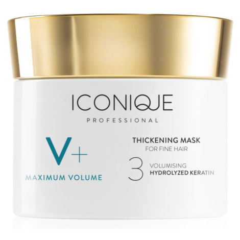 ICONIQUE Professional V+ Maximum volume Thickening mask intenzivní maska pro objem jemných vlasů