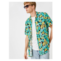 Koton Patterned Short Sleeve Shirt