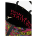 Černo-růžový dámský vzorovaný oboustranný shopper Versace Jeans Couture