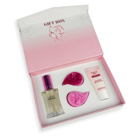 Dárkový set Diamond Rose Luxusní parfém, mýdla, den & noc sérum Biofresh