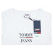 Bílé skinny tričko Tommy Jeans