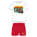 Chlapecké pyžamo Plamínek a čtyřkoláci 5204115, bílá / červená Barva: Bílá