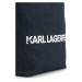 Kabelka karl lagerfeld k/logo denim canvas shopper modrá