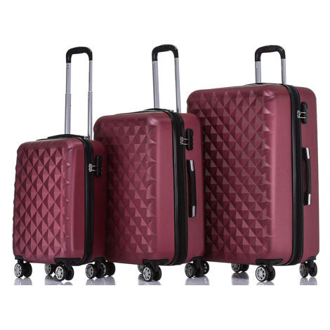 BEIBYE Diamond - Odolný cestovní kufr na kolečkách Barva: Růžovo-zlatá