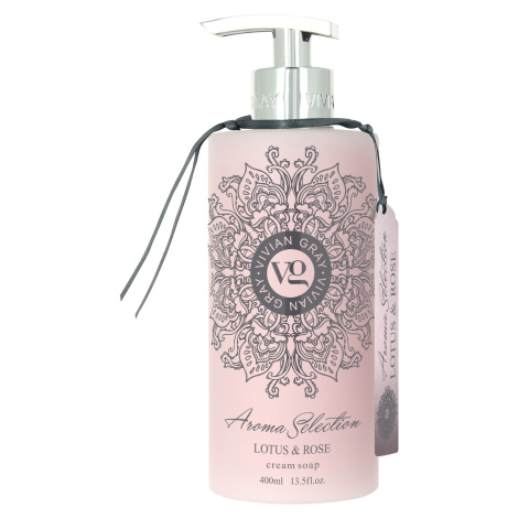 Vivian Gray Krémové tekuté mýdlo na ruce Aroma Selection Lotus & Rose (Cream Soap) 400 ml
