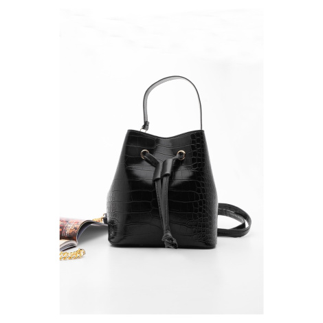 Marjin Women's Clutch & Shoulder Bag Lagon Black
