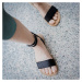 ANGLES ERYX Black | Dámské barefoot sandály
