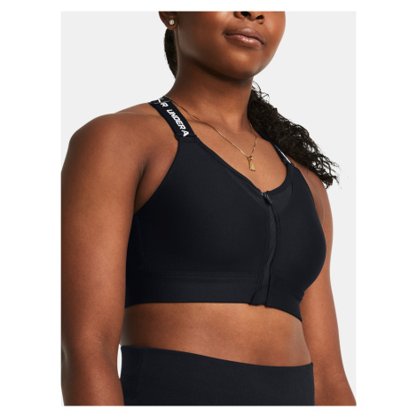 Podprsenka Under Armour UA Infinity High Zip 2.0 Bra-BLK XS (A-C)