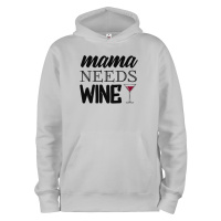 DOBRÝ TRIKO Mikina s potiskem Mama needs wine