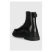 Kožené kotníkové boty Gant Rockdor pánské, černá barva, 27651427.G00