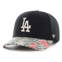 Kšiltovka 47brand MLB Los Angeles Dodgers černá barva, s aplikací