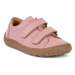 FRODDO TENISKY LEATHER D-VELCRO Pink 2 | Dětské barefoot tenisky