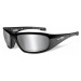 Sluneční brýle Wiley X® Boss - rámeček černý, stříbrné zrcadlové čočky