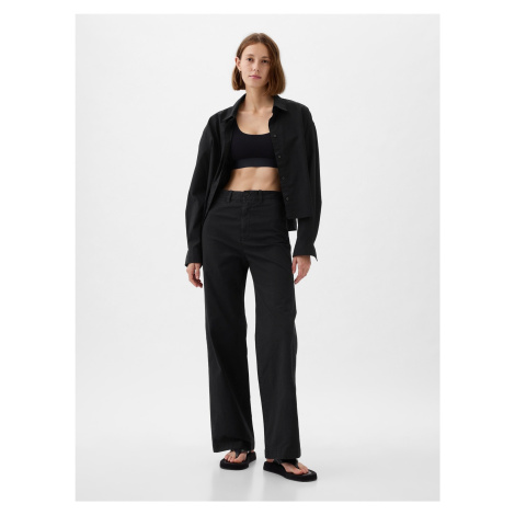 GAP Kalhoty high stride wide leg - Dámské