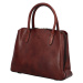 Luxusní dámská kožená kabelka Katana Doria, hnědá