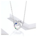 GRACE Silver Jewellery Stříbrný náhrdelník Jednorožec, stříbro 925/1000 NH-SCN348/45 Stříbrná 45