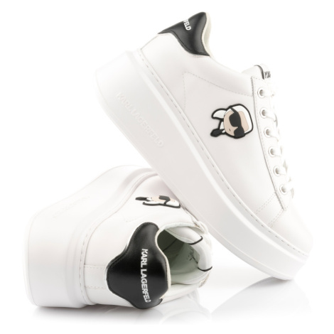 Tenisky karl lagerfeld anakapri karl nft lo lace white lthr