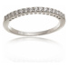 Dámský stříbrný prsten s čirými zirkony AGG365