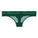 Victorias secret kalhotky Tanga Thongs 4007-99 green