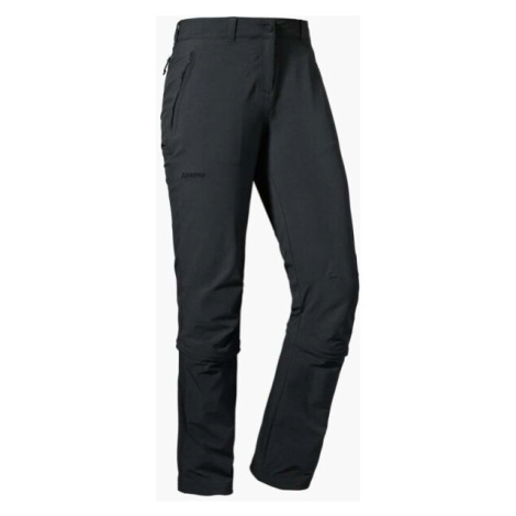 Schöffel ENGADIN 1 ZIP OFF Dámské outdoorové kalhoty, černá, velikost