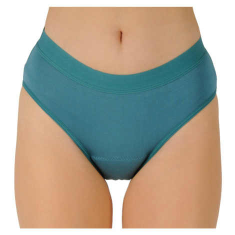 Dámské kalhotky Bodylok menstruační bambusové zelené (BD2207)
