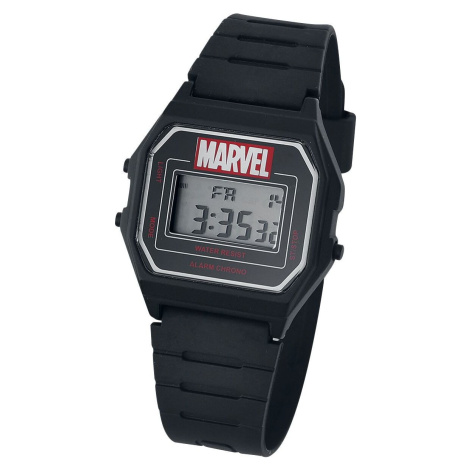 Marvel Marvel Logo Náramkové hodinky cerná/cervená