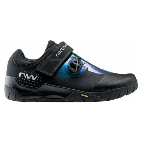Northwave Overland Plus Shoes Black/Iridescent Pánská cyklistická obuv North Wave