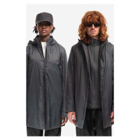 Bunda Rains Padded Nylon Coat 15480 SLATE šedá barva, přechodná