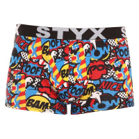 Styx Pánské boxerky art sportovní guma nadrozměr poof 4XL