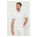 Polo tričko Tommy Hilfiger bílá barva, MW0MW34754
