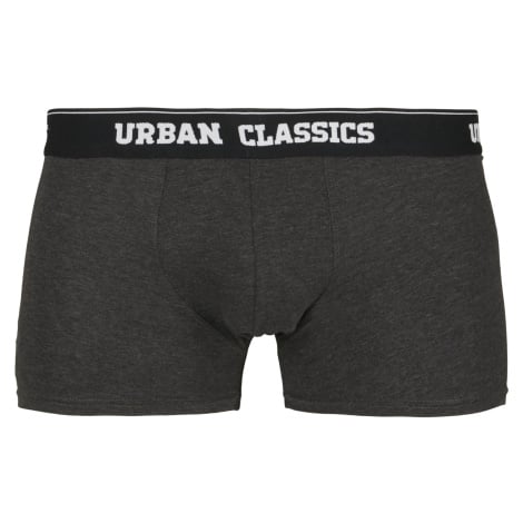 Pánské boxerky Double Pack černá/uhlová Urban Classics