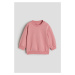 H & M - Bavlněná mikina - růžová