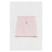 Dětská sukně Calvin Klein Jeans růžová barva, mini, jednoduchý