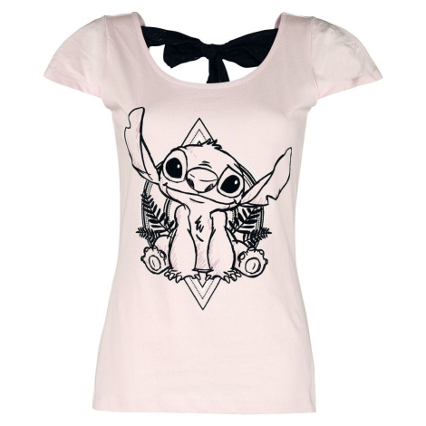 Lilo & Stitch Stitch Dámské tričko světle růžová