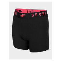 4F HJL22-JSPDF001 DEEP BLACK Dětské sportovní kraťasy EU HJL22-JSPDF001 DEEP BLACK