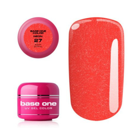 Silcare Base one neonový gel 27 Sexy Coral 5g