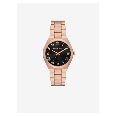 Růžovozlaté dámské hodinky Michael Kors Lennox