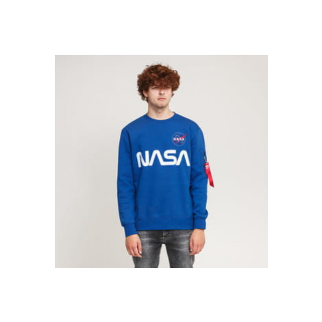 Alpha Industries NASA Reflective Sweater modrá