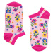 Folkstar Woman's Socks Short Pink/Flowers