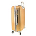 Cestovní kufr skořepinový na čtyřech kolečkách Agrado 90l - fuxia