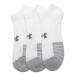 Ponožky UNDER ARMOUR UA Heatgear NS -WHT-3 pack