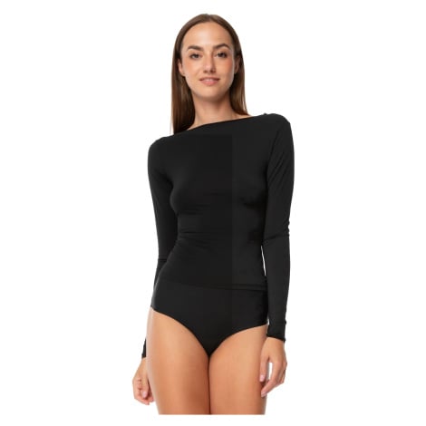 JULIMEX Dámská košilka Simple longsleeve black