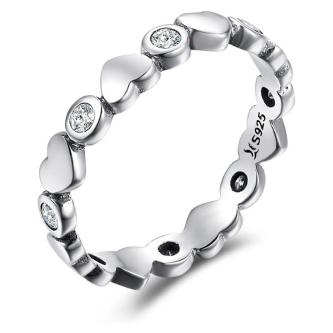 Linda's Jewelry Stříbrný prsten Never Ending Love IPR045 Velikost: 57