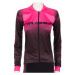 Dámský cyklistický dres Crussis, černá/růžová M