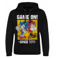 Sonic The Hedgehog mikina, Game On Since 1991 Epic Hoodie Black, pánská