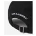 Kšiltovka karl lagerfeld k/ikonik 2.0 choupette cap black