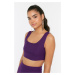 Trendyol Purple Crop Blouse