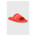 Pantofle Guess SLIDES pánské, červená barva, F3GZ05 BB00F