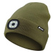 Holdcarp čepice led light beanie green