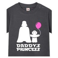 Dětské tričko pro miminka s potiskem Star Wars Daddys Princess